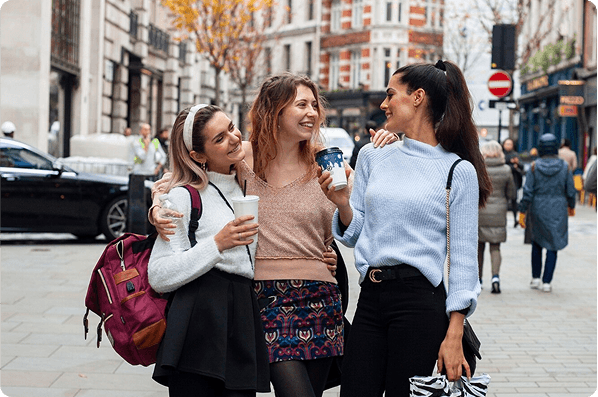 Students walking together