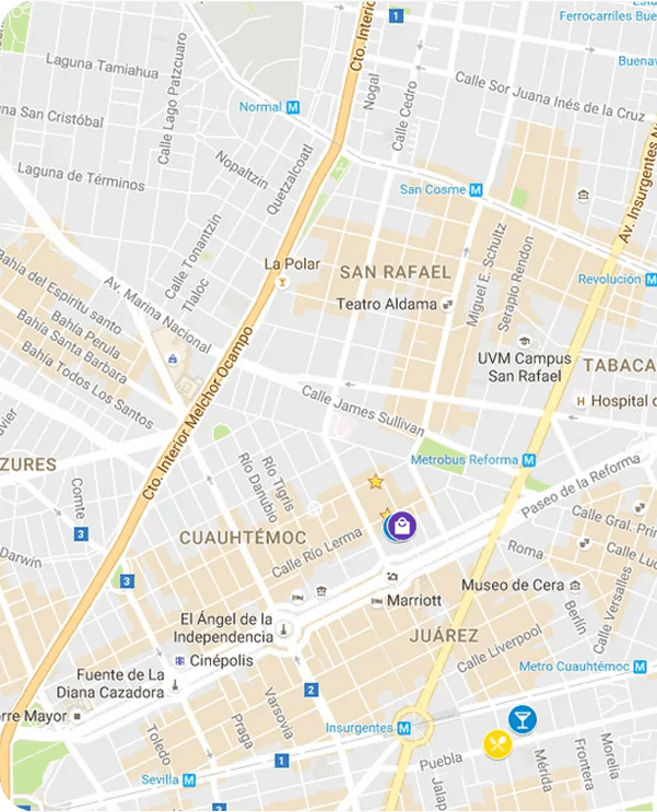 Our office on the map